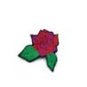 Petite rose avec feuilles