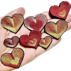 Coeur pop bordeaux