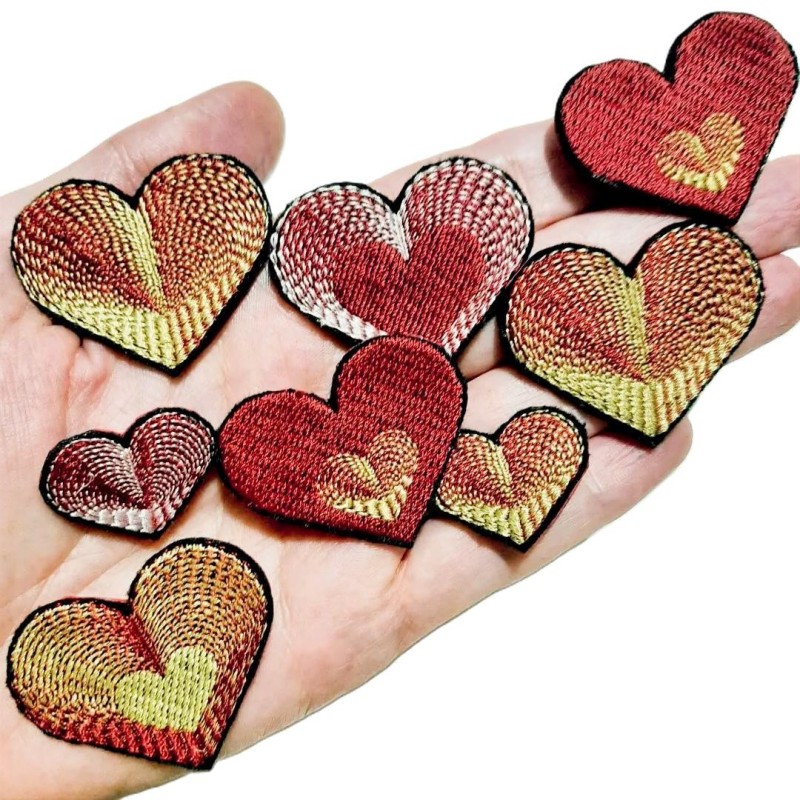 Coeur pop bordeaux