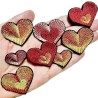 Coeur pop bordeaux