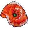Grande poppy travaillée