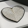 Coeur fantaisie blanc