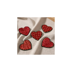 Coeur fantaisie rouge