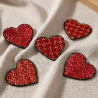Coeur fantaisie rouge