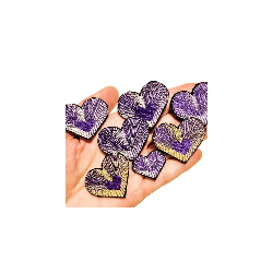 Coeur pop violet