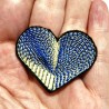 Coeur pop bleu