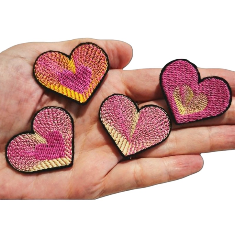 Coeur pop fuschia