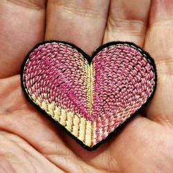 Coeur pop fuschia