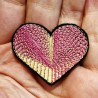 Coeur pop fuschia