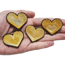 Coeur pop ocre