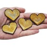 Coeur pop ocre