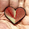 Coeur pop rouge