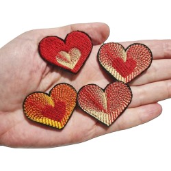 Coeur pop rouge
