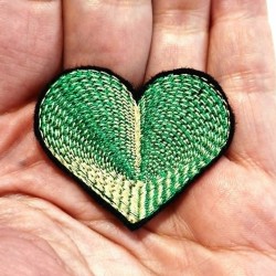 Coeur pop vert