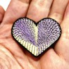 Coeur pop violet