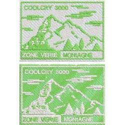 Patch COOLCITY3000 - Zone verte - Montagne