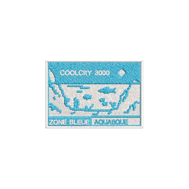Patch COOLCITY3000 - Zone bleue - Aquatique
