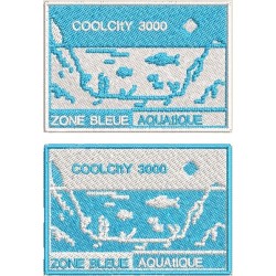 Patch COOLCITY3000 - Zone bleue - Aquatique