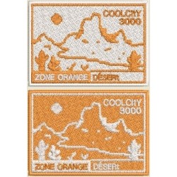 Patch COOLCITY3000 - Zone orange - Désert