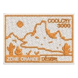 Patch COOLCITY3000 - Zone orange - Désert