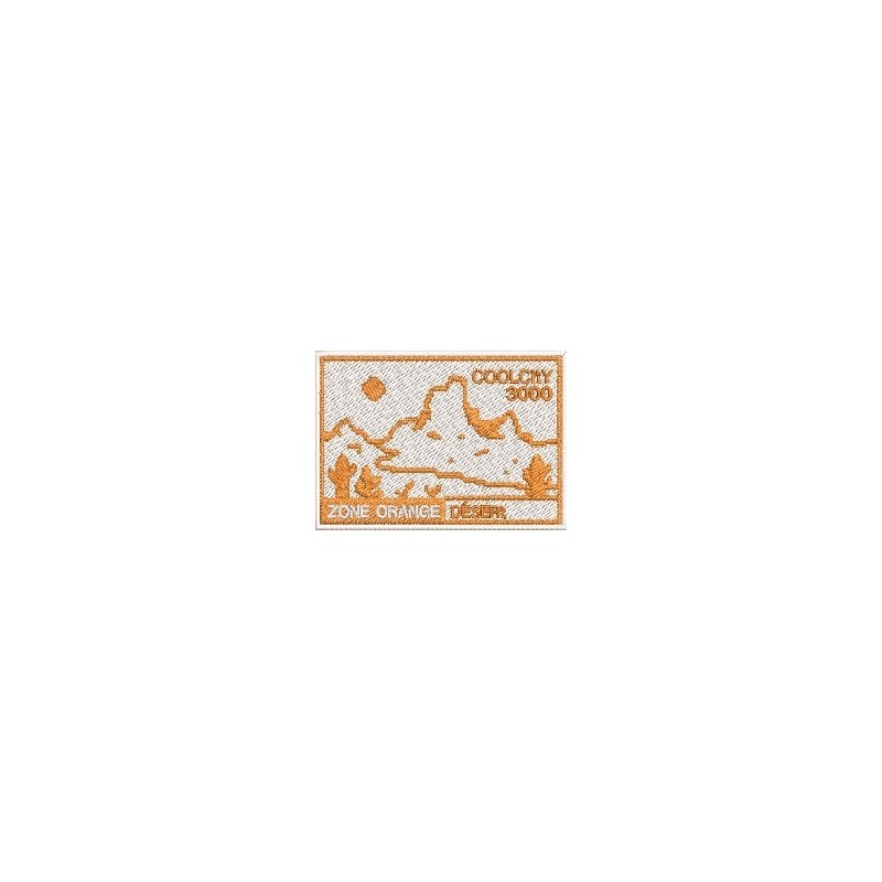 Patch COOLCITY3000 - Zone orange - Désert
